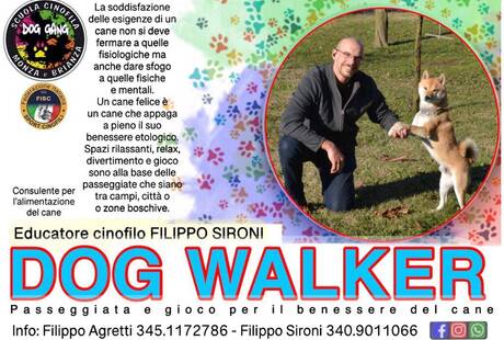 Filippo Sironi Educatore Cinofilo e Dog Sitter
